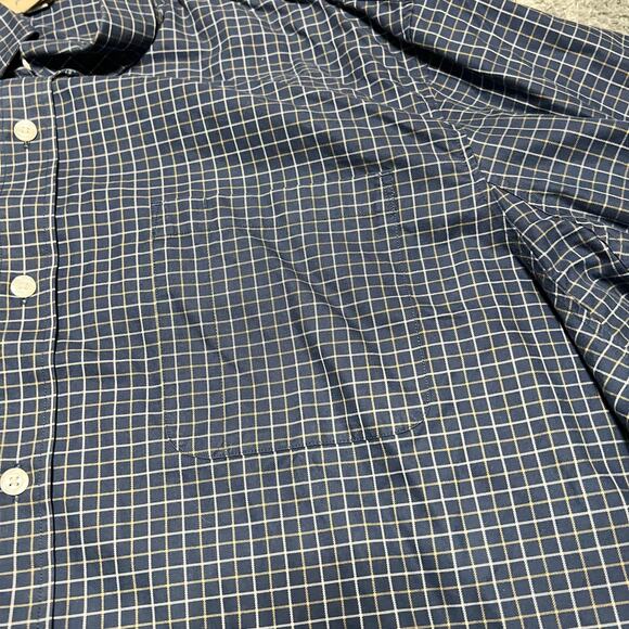 Duluth Trading WrinkleFighter Shirt Mens 3XL Plaid Blue Long Sleeve - Picture 2 of 7